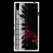 Coque Sony Xperia T3 Note de musique et piano 1
