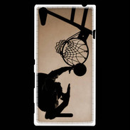 Coque Sony Xperia T3 Basket en noir et blanc