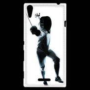 Coque Sony Xperia T3 J'aime l'escrime