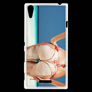 Coque Sony Xperia T3 Belle fesse sur la plage