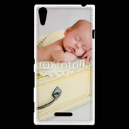 Coque Sony Xperia T3 Bébé dormant dans un tiroir