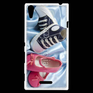 Coque Sony Xperia T3 Chaussures bébé 4