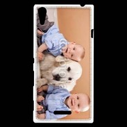 Coque Sony Xperia T3 Jumeau avec chien