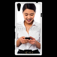 Coque Sony Xperia T3 Femme asie glamour