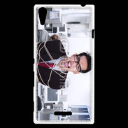 Coque Sony Xperia T3 Homme asiatique businessman ligoté glamour