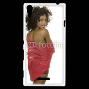 Coque Sony Xperia T3 Femme africaine glamour et sexy