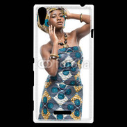 Coque Sony Xperia T3 Femme Afrique 4