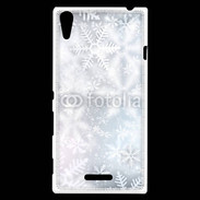 Coque Sony Xperia T3 Etoiles de neige
