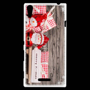 Coque Sony Xperia T3 Décoration de Noël