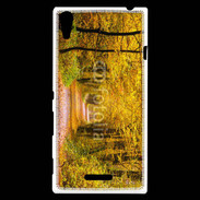 Coque Sony Xperia T3 Forêt automne