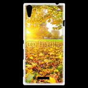 Coque Sony Xperia T3 Paysage d'automne ensoleillé