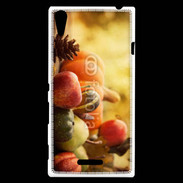 Coque Sony Xperia T3 fruits et légumes d'automne 2