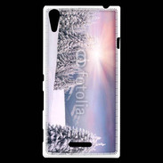 Coque Sony Xperia T3 paysage d'hiver