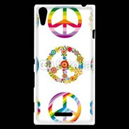 Coque Sony Xperia T3 Symboles de paix
