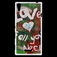 Coque Sony Xperia T3 Love is all you need