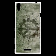 Coque Sony Xperia T3 Symbole de la paix brisé