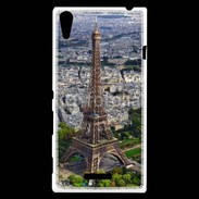 Coque Sony Xperia T3 Tour Eiffel vue aérienne 1