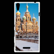 Coque Sony Xperia T3 Eglise de Saint Petersburg en Russie