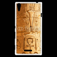 Coque Sony Xperia T3 Hiéroglyphe sur colonne