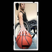 Coque Sony Xperia T3 Joueur de basket en fauteuil