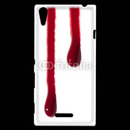 Coque Sony Xperia T3 Gouttes de sang