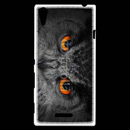 Coque Sony Xperia T3 Yeux chouette