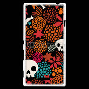 Coque Sony Xperia T3 Fond tête de mort 9