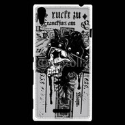 Coque Sony Xperia T3 Tête de Mort Frankfurt