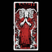 Coque Sony Xperia T3 Tête de Mort Occult