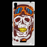 Coque Sony Xperia T3 Tête de mort pilote