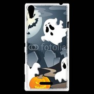 Coque Sony Xperia T3 j'aime les fantômes 16