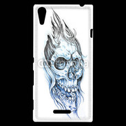 Coque Sony Xperia T3 Crâne en dessin 50