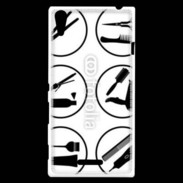 Coque Sony Xperia T3 Icônes coiffeur
