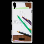 Coque Sony Xperia T3 Patron de couture 2