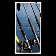 Coque Sony Xperia T3 Cannes à pêche de pêcheurs