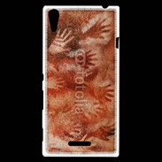 Coque Sony Xperia T3 Peinture préhistorique de mains