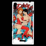 Coque Sony Xperia T3 Couple de femme