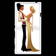 Coque Sony Xperia T3 Couple glamour dessin