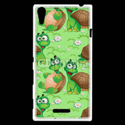 Coque Sony Xperia T3 Bande dessinée de tortue