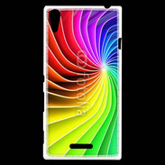 Coque Sony Xperia T3 Art abstrait en couleur