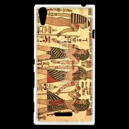 Coque Sony Xperia T3 Peinture Papyrus Egypte