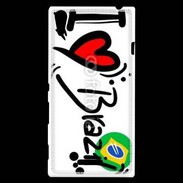 Coque Sony Xperia T3 I love Brésil 2