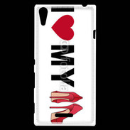 Coque Sony Xperia T3 I love my shoes