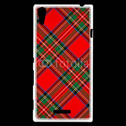 Coque Sony Xperia T3 Fond tissus écossais