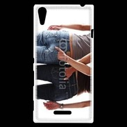 Coque Sony Xperia T3 Couple gay sexy femmes 