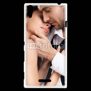 Coque Sony Xperia T3 Couple romantique et glamour