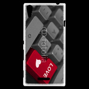 Coque Sony Xperia T3 clavier love