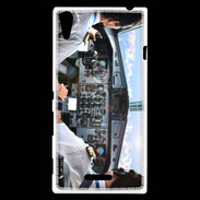 Coque Sony Xperia T3 Cockpit avion de ligne