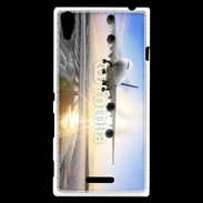 Coque Sony Xperia T3 Atterrissage d'un avion de ligne