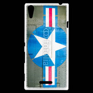 Coque Sony Xperia T3 Cocarde aviation militaire
